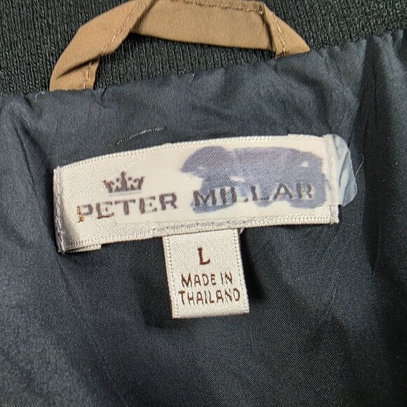 Peter Millar Mens Large Black Lightweight Full Zip Jacket Outdoors Casual - Picture 6 of 11